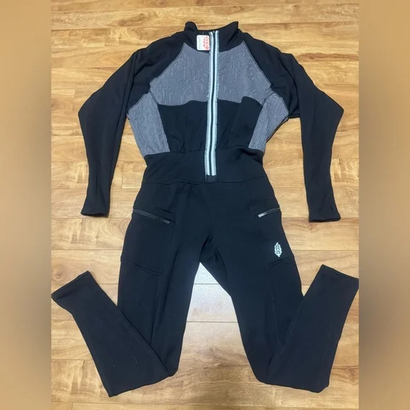 Free People Movement Keepin Cozy One Piece Jumpsuit Romper Size M - Picture 4 of 10